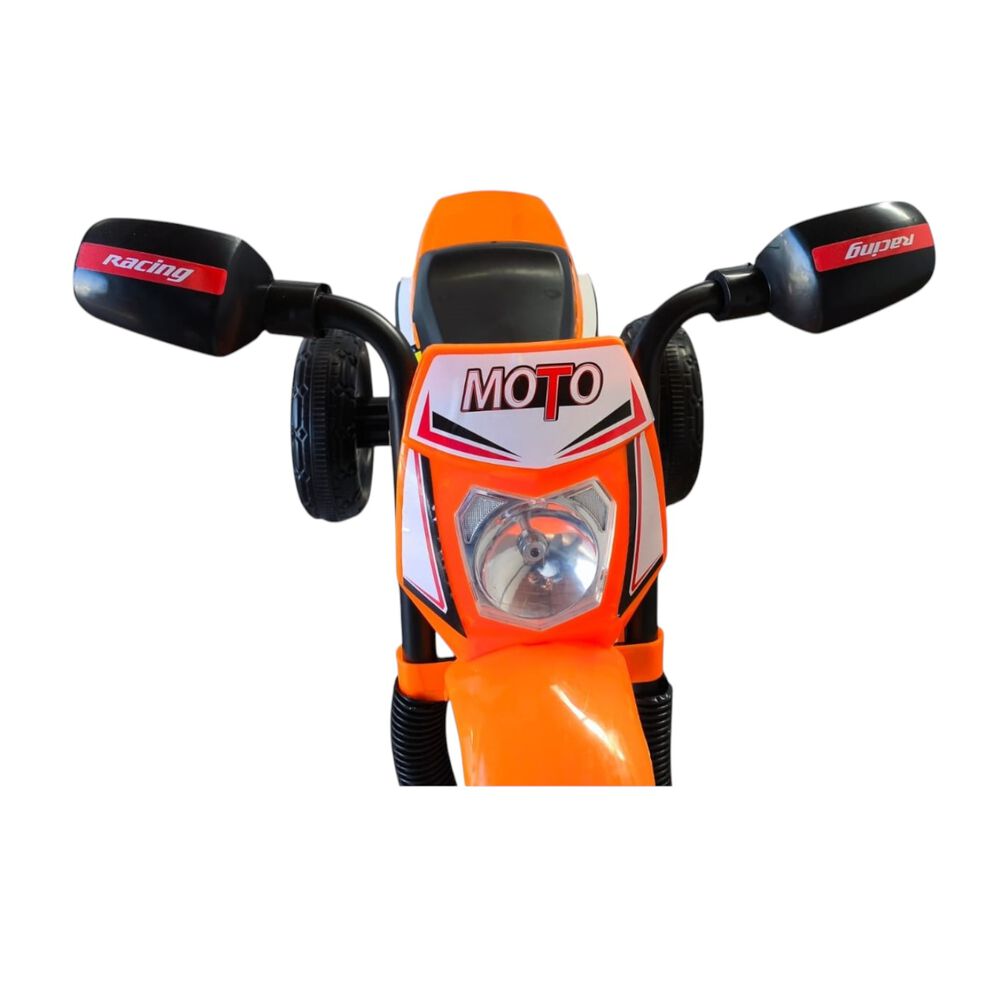 Triciclo Infantil Tipo Moto 3 Ruedas Naranjo image number 7.0