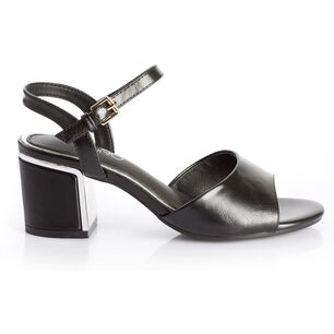 Sandalia Mujer Via Uno 22732602 Negro