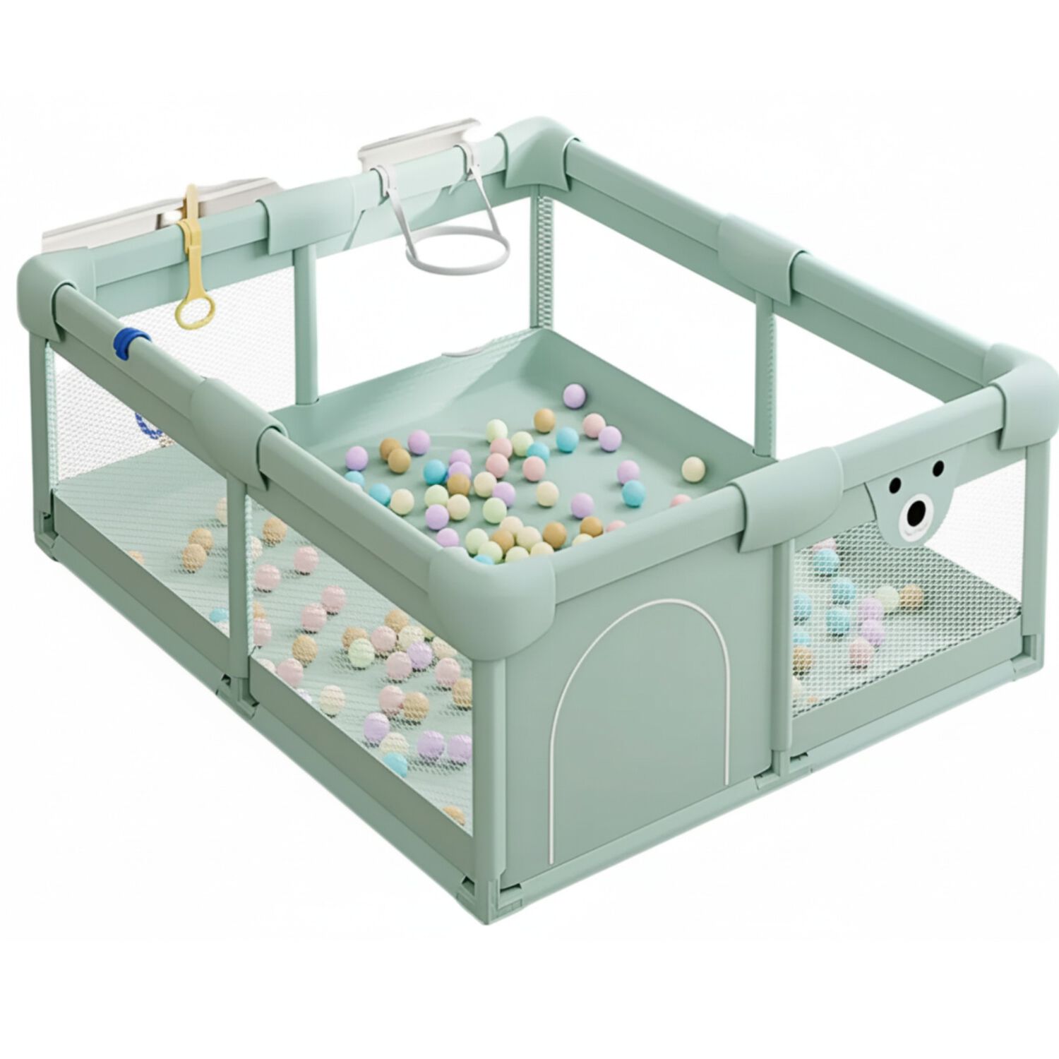 Corral De Juegos Infantil Con Accesorios De Juego 150x180 image number 8.0