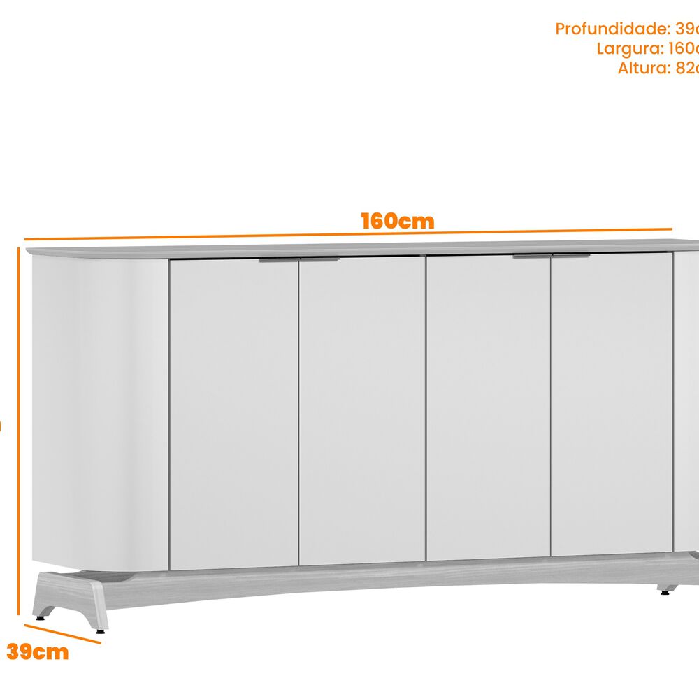 Buffet Ancona 160x82x39 Cm image number 1.0