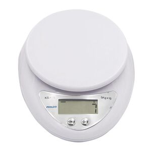 Pesa Balanza Digital De Cocina 5kg Blanco