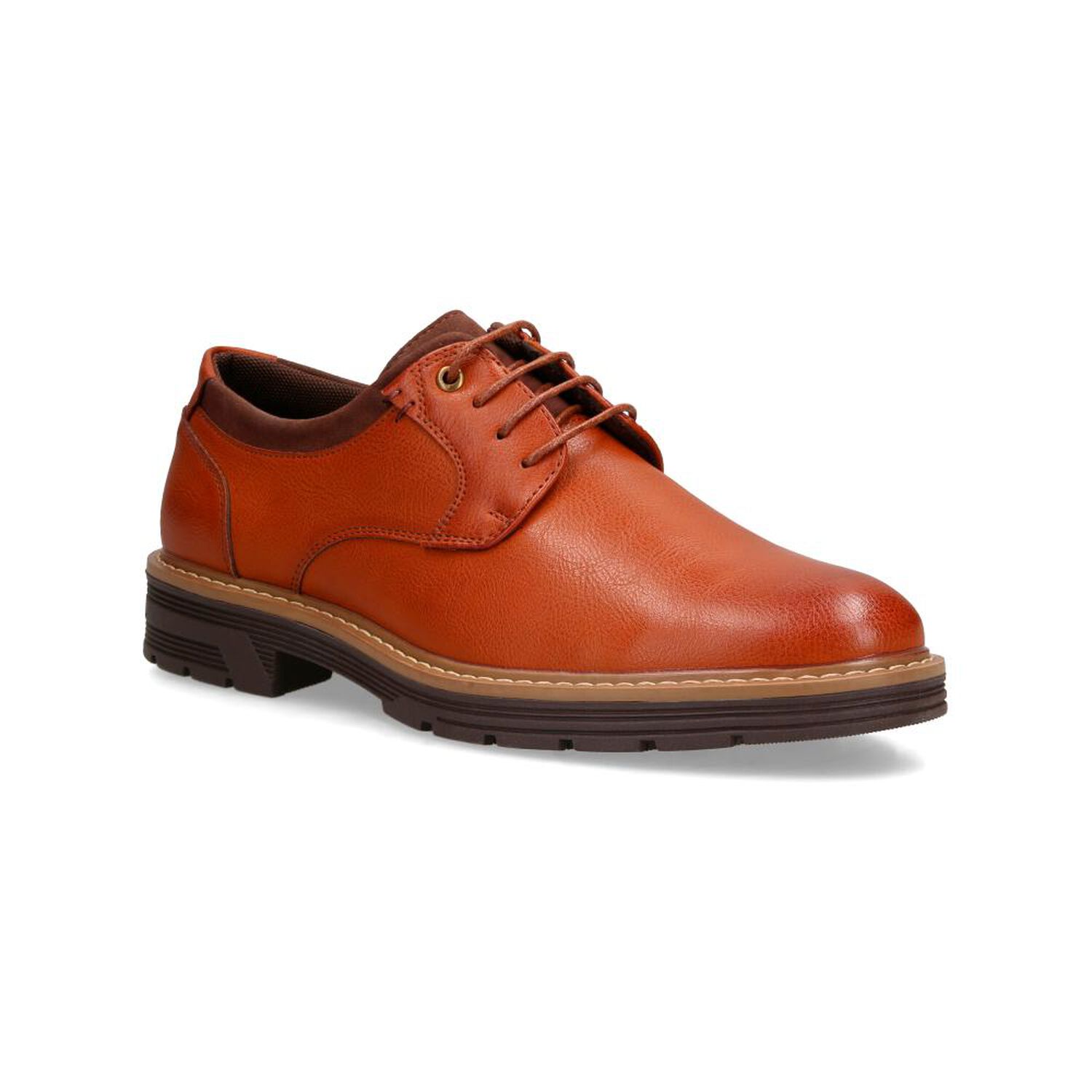 Zapato De Vestir Hombre Az Black Camel image number 0.0