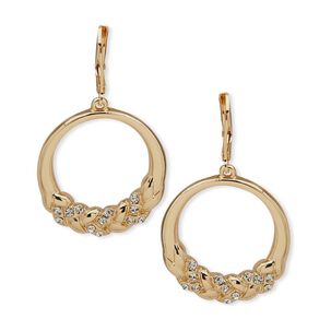 Aros Anne Klein Dorados 01g01072