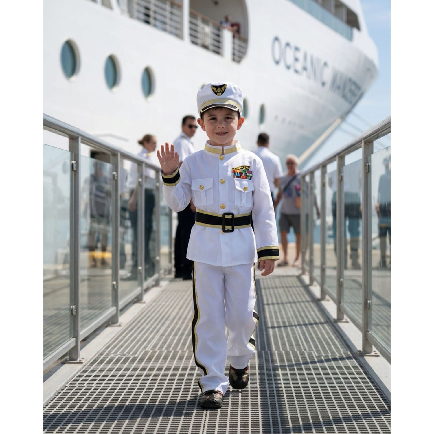 Disfraz Capit&aacute;n Marino Infantil image number 4.0