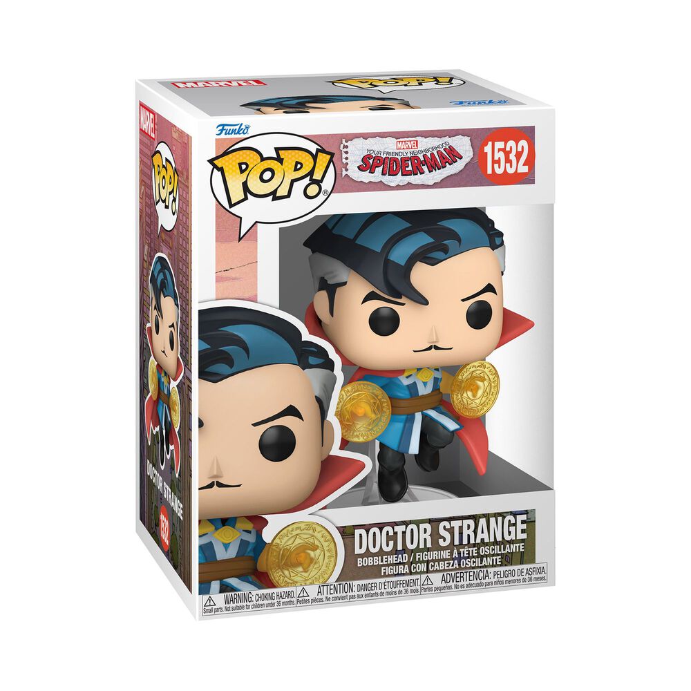 Funko Pop Friendly Neighborhood Spiderman: Dr Strange - 1532 image number 1.0