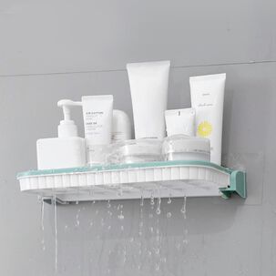 Repisa Estante De Ba&ntilde;o Plegable De Pared Cocina Toallero