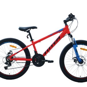 Bicicleta Totem Mtb Aro 24 Modelo Atlantis Rojo