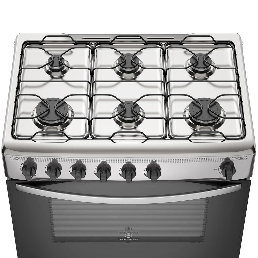 Cocina A Gas 6 Platos Mademsa M 810 T Gris image number 4.0
