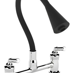 Combinacion Lavaplatos Flex Duo Houston Negro