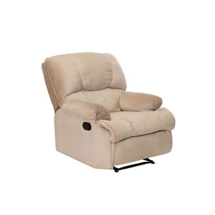 Bergere Perugia Reclinable Tela Velvet Beige