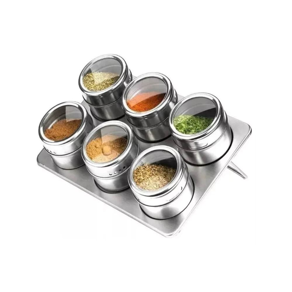 Organizador Especiero Rectangular De Cocina 6 Pcs image number 0.0