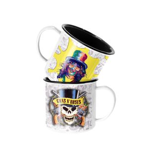 Taza Enlozada Lechera Guns N Roses Slash Rock Musica