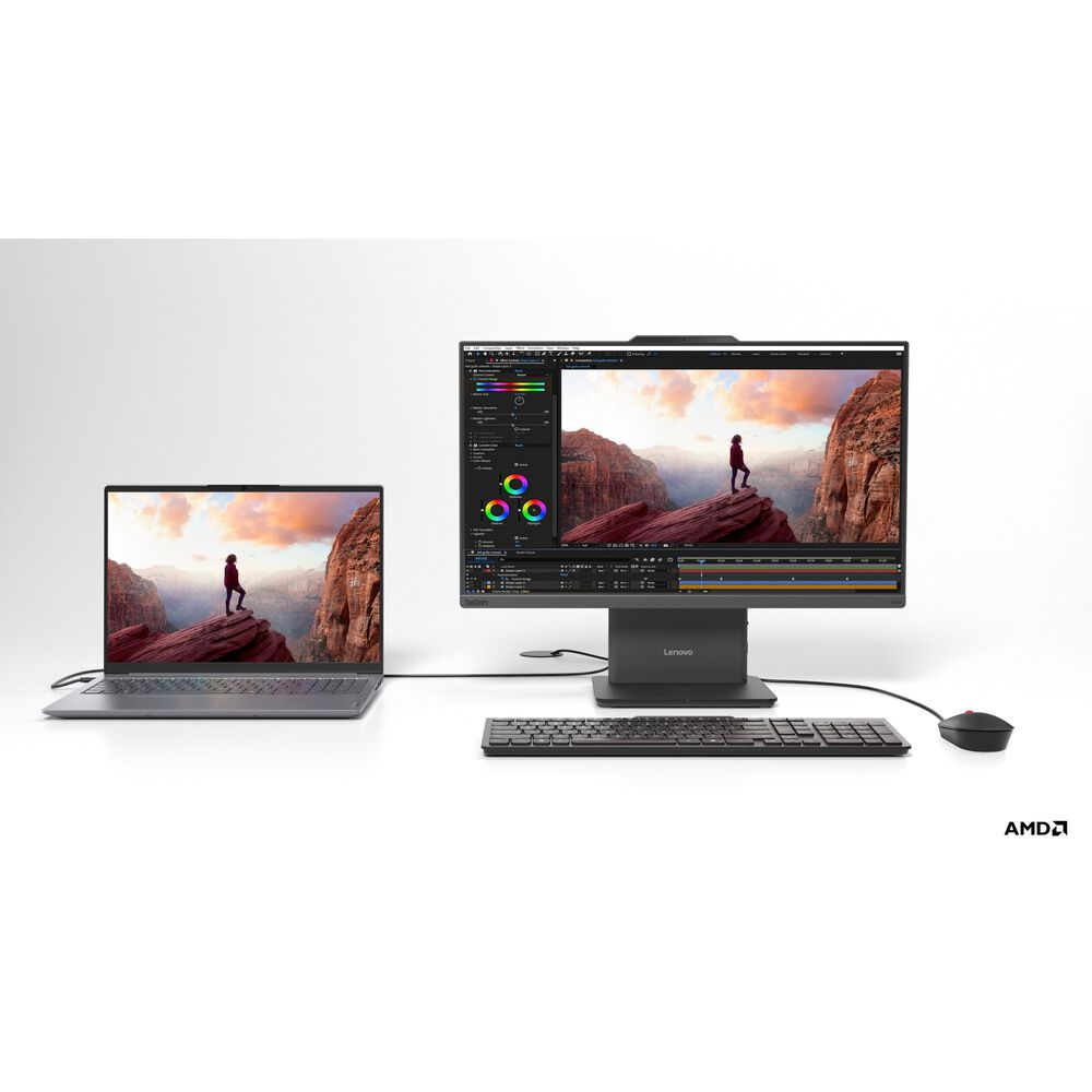 Aio Desktop Thinkcentre Neo 55a Gen6 Amd Ryzen 7 16gb Ram 512gb Ssd 23.8" image number 10.0