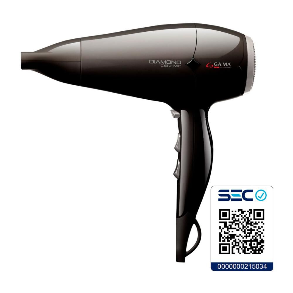 Secador De Pelo Gama Diamond STD Black image number 3.0