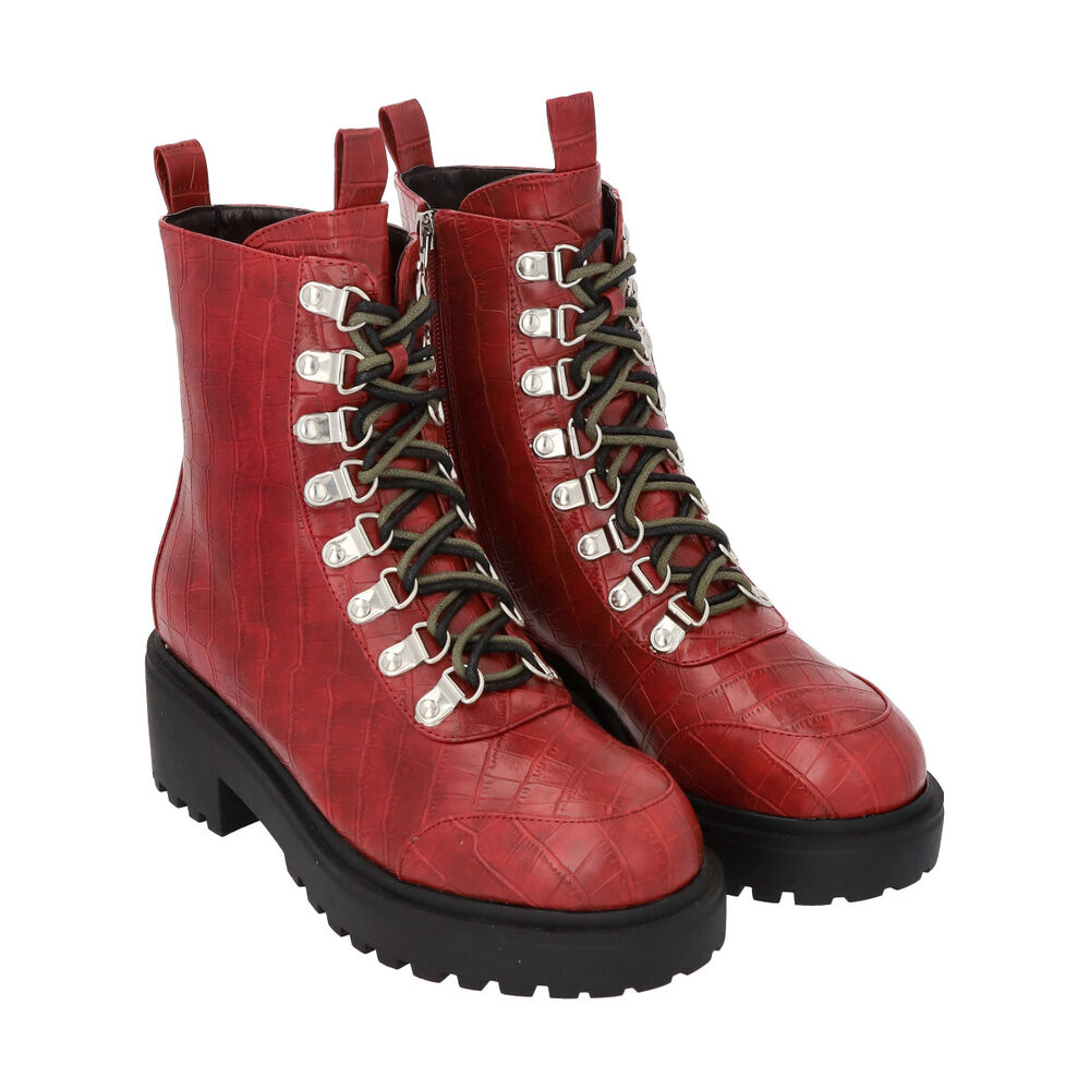 Botin Rojo Mujer London 46 Police image number 3.0