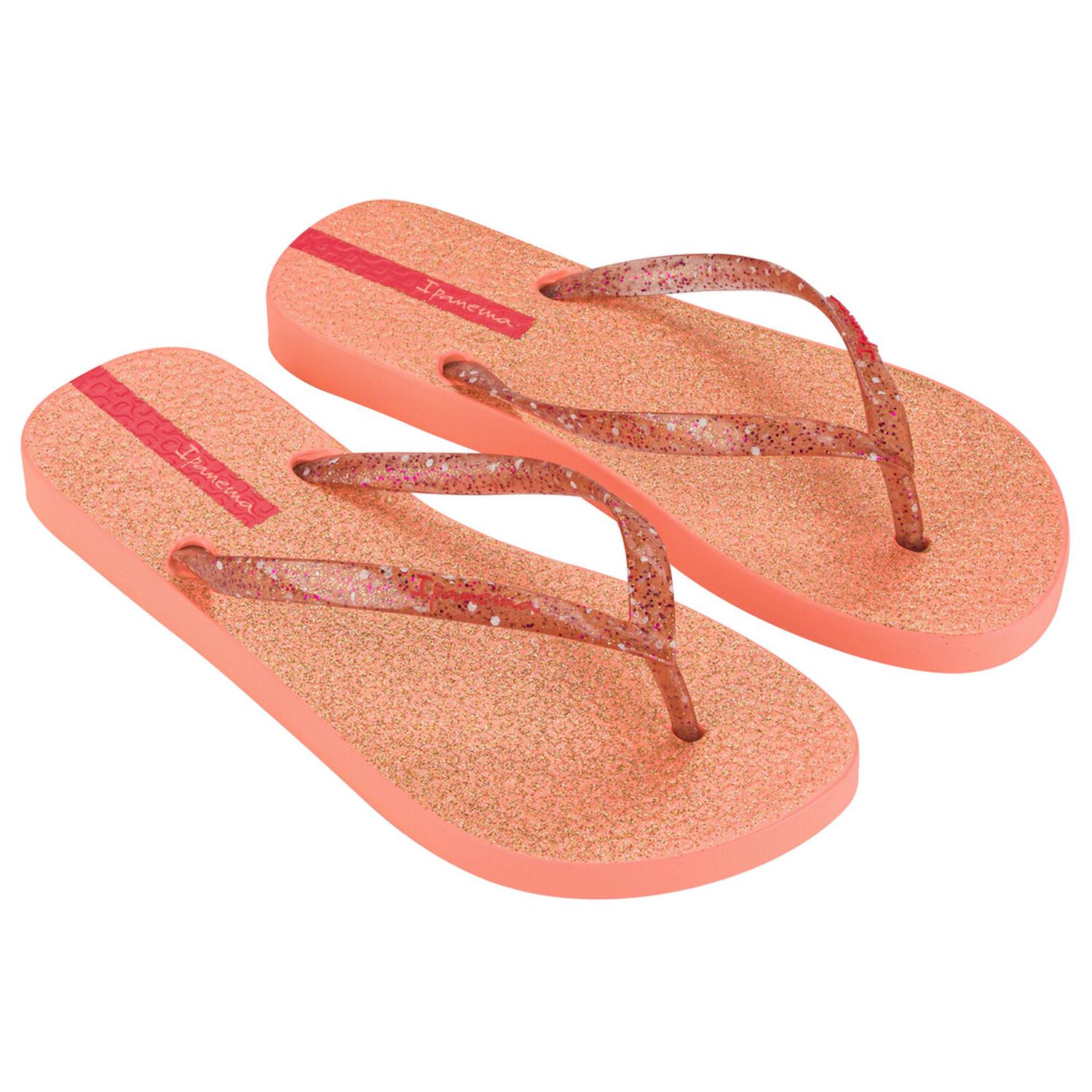 Sandalia Mujer Naranja/rosado Glitter Ipanema image number 1.0