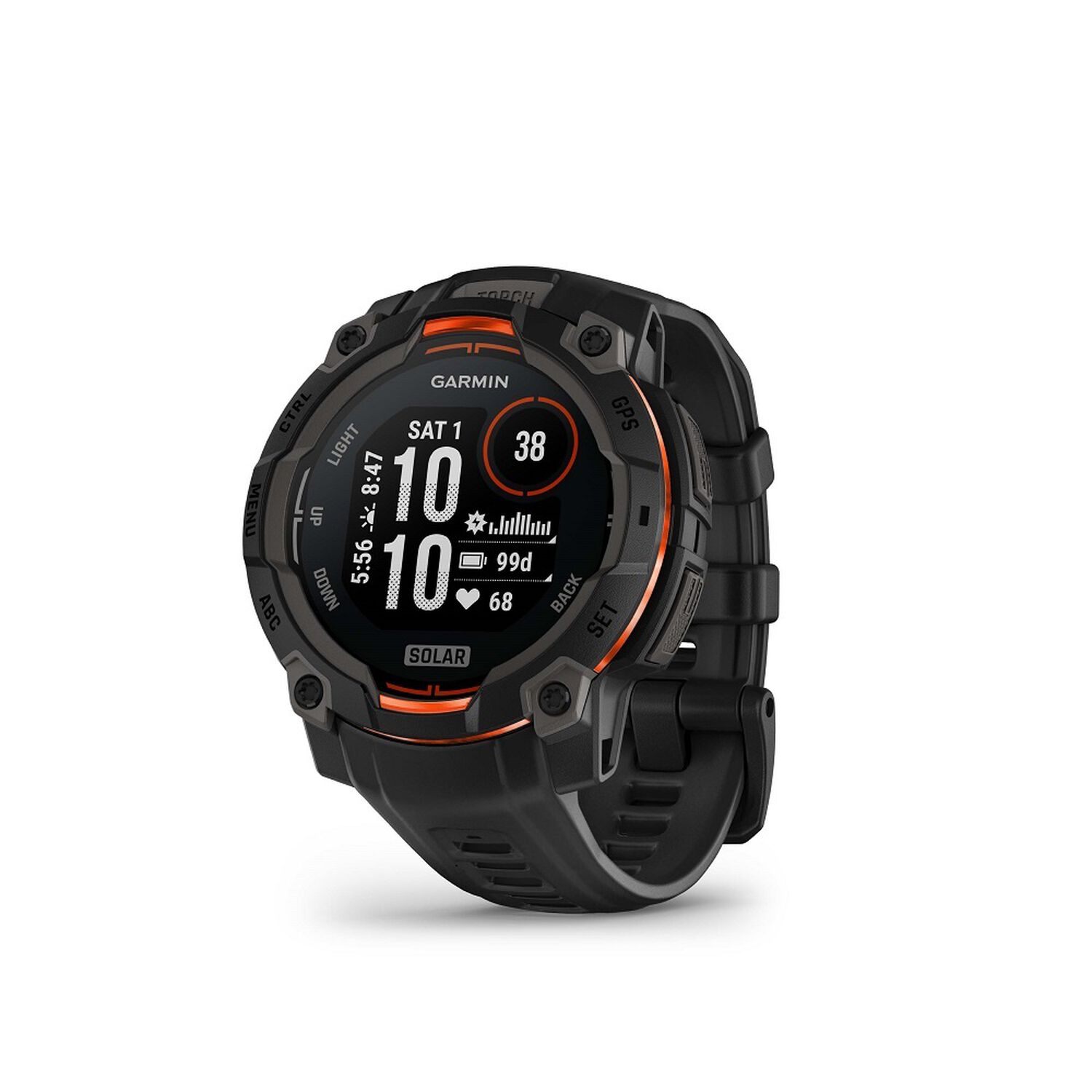 Smartwatch Instinct 3 Solar 45 Mm Negro Garmin image number 0.0