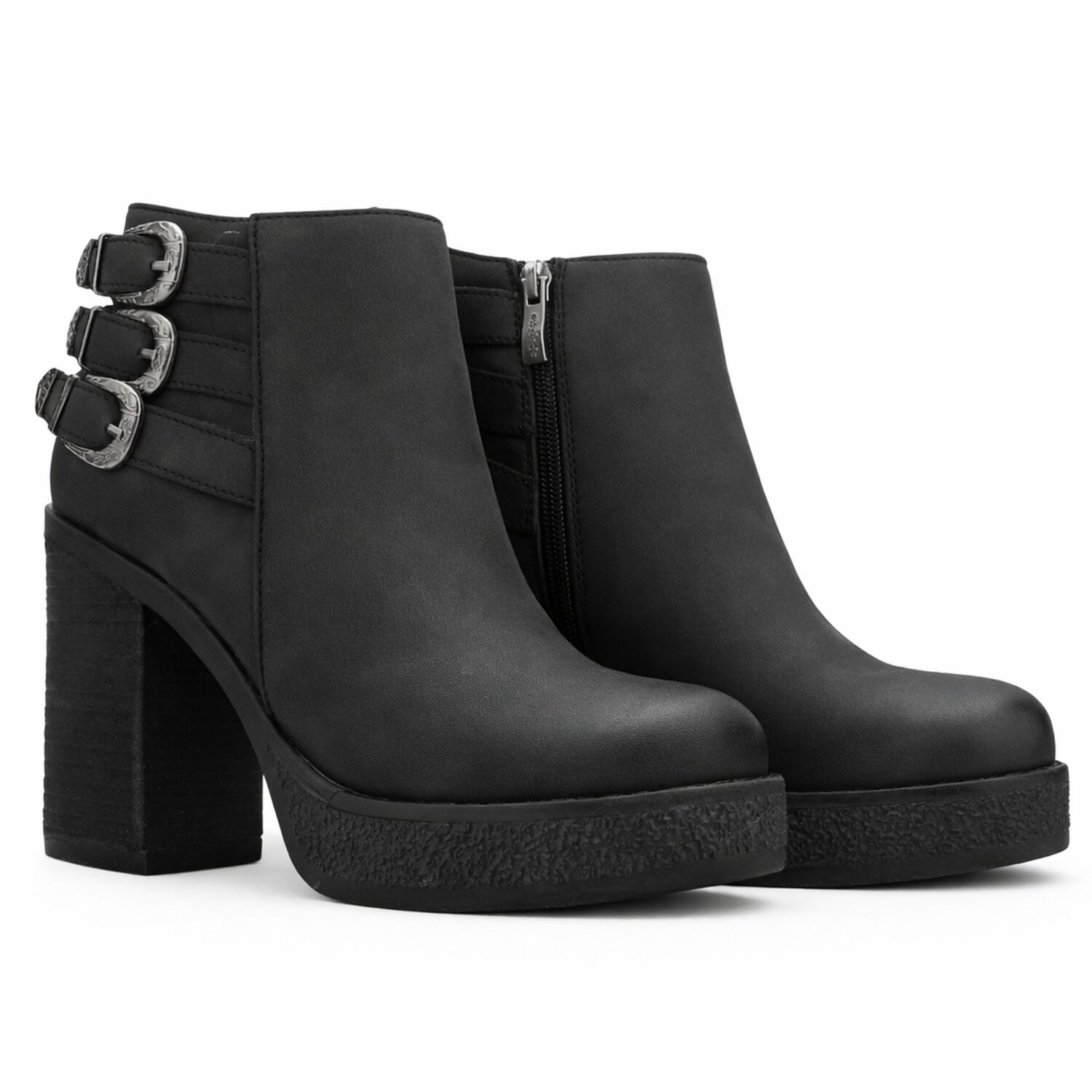 Botin Negro Mujer Casual Chalada Ella image number 4.0