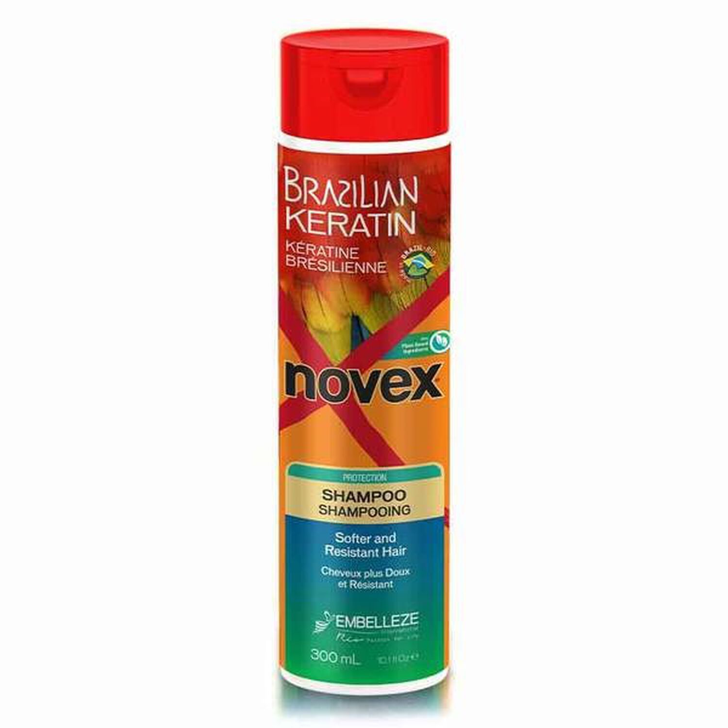 Shampoo Keratina Brasile&ntilde;a 300ml Novex image number 1.0