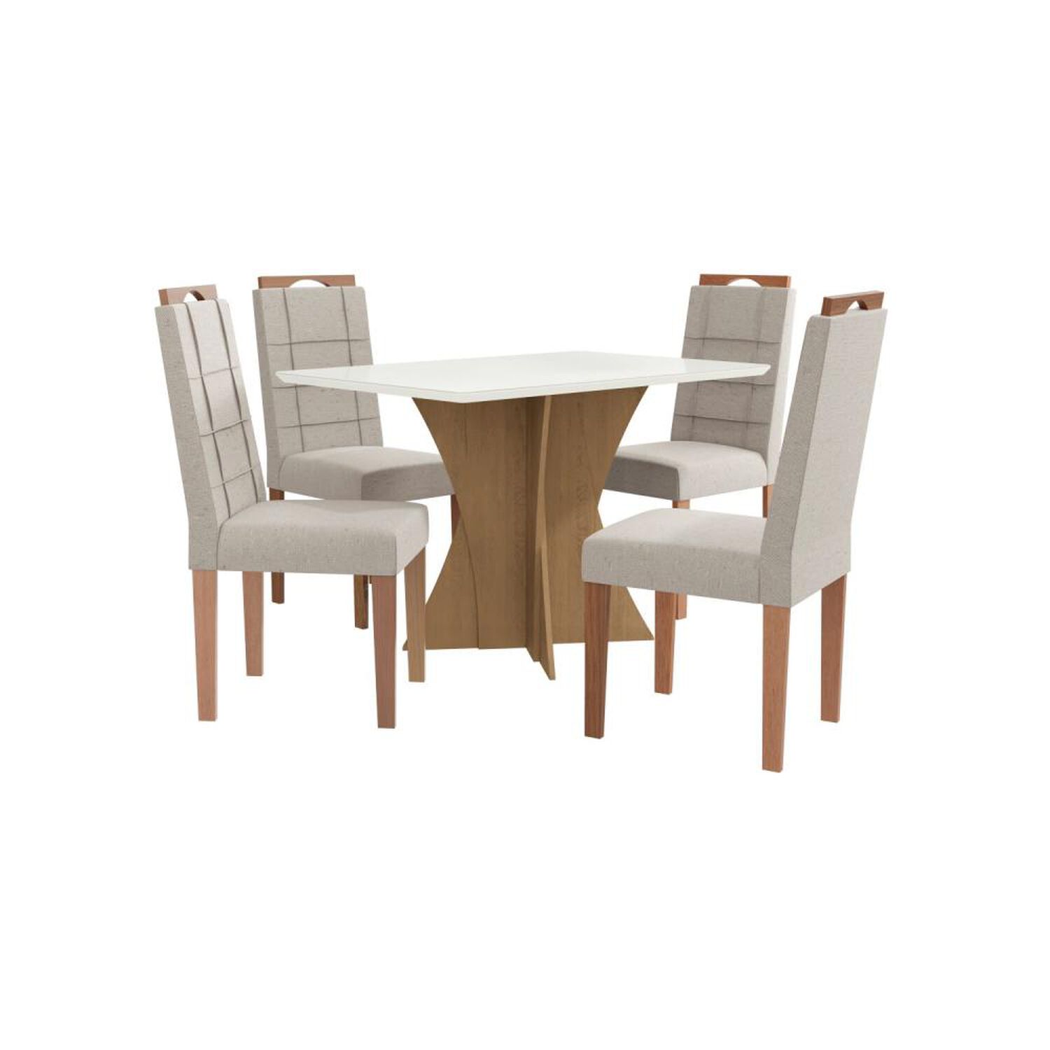 Juego De Comedor Yardas Trento / 4 Sillas image number 0.0