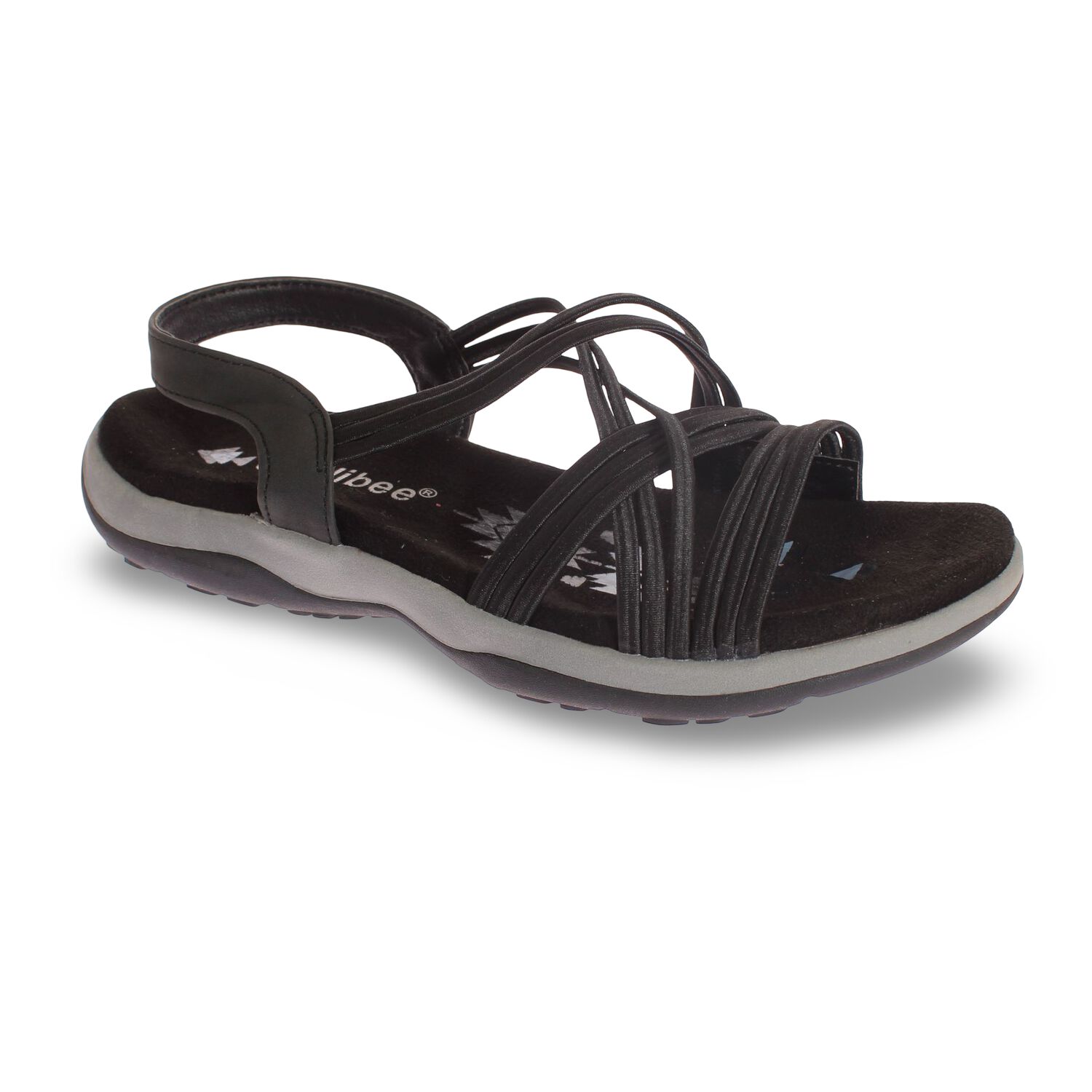 Sandalia Confort Negro V&iacute;a Franca Art. 5kd54black image number 0.0
