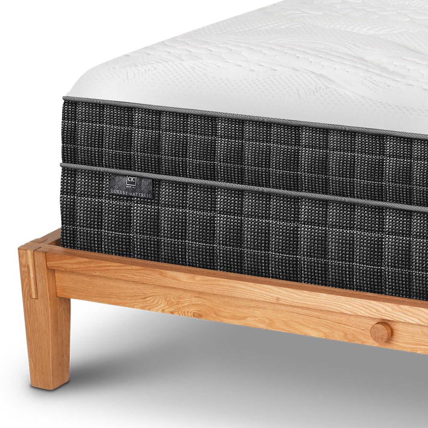 Cama Europea Cic Lux / 2 Plazas / Base Normal + Almohadas image number 3.0