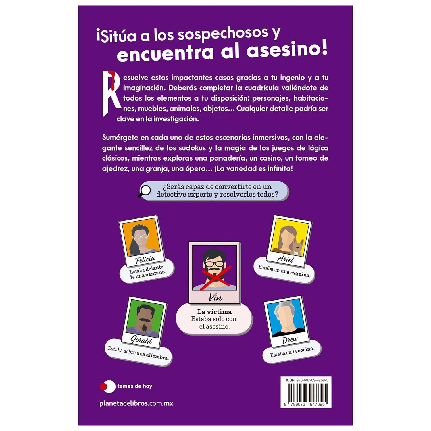 Murdoku: 80 Acertijos De L&oacute;gica Y Asesinatos (tapa R&uacute;stica) - Manuel Garand | Libro image number 1.0