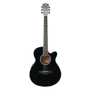 Guitarra Thin Eq Cuerda Met&aacute;lica 40" 3 Bil-403-eq-bk Bilbao