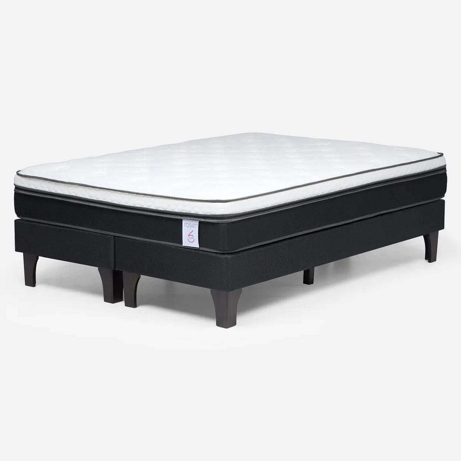 Cama Europea Rosen New Style 6 2 Plazas Base Dividida 150 X 200 Cm image number 1.0