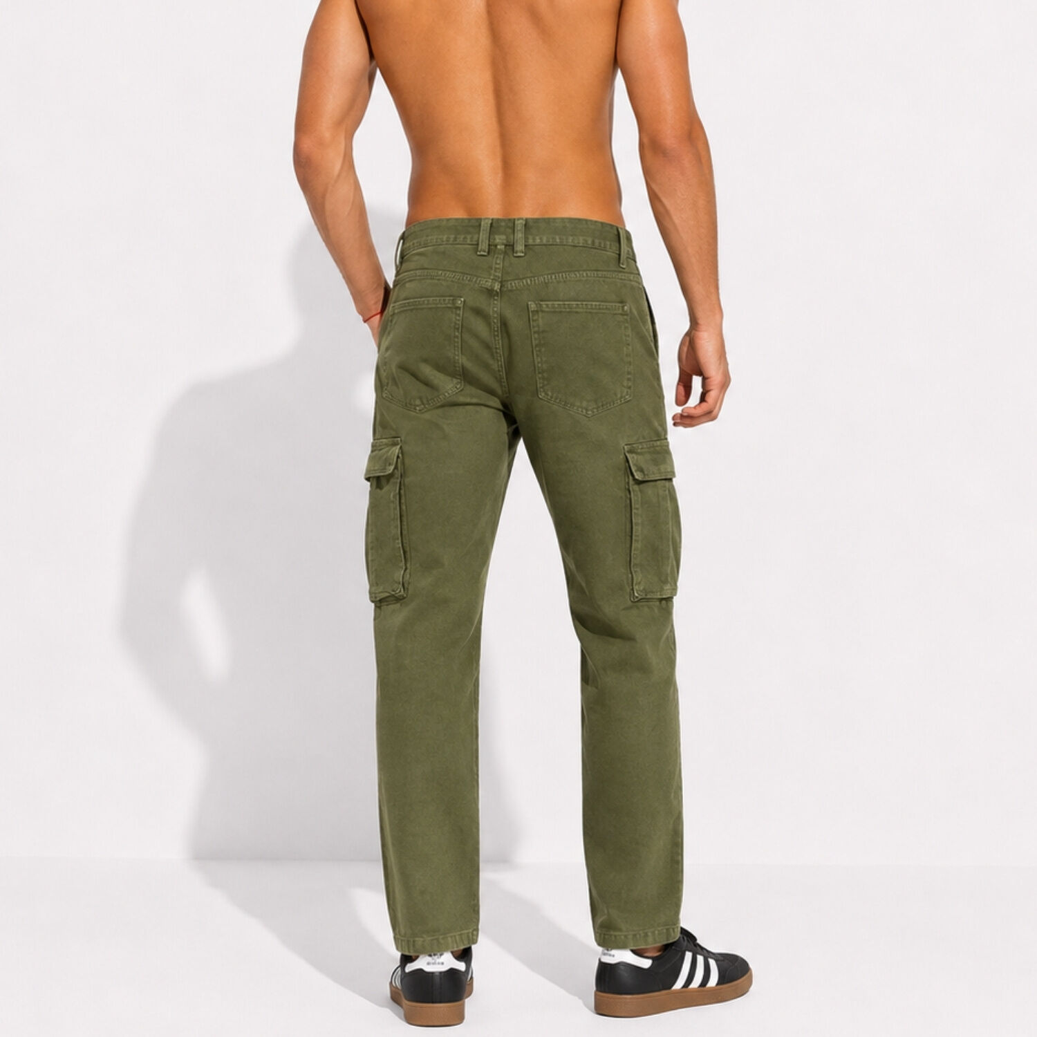 Jeans Pantalon Cargo Hombre Denim image number 2.0