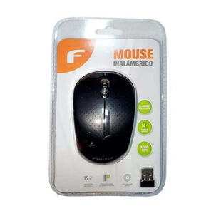 Mouse Inalámbrico Fujitel 2.4g 3d Wireless 1200 Dpi Negro Fx