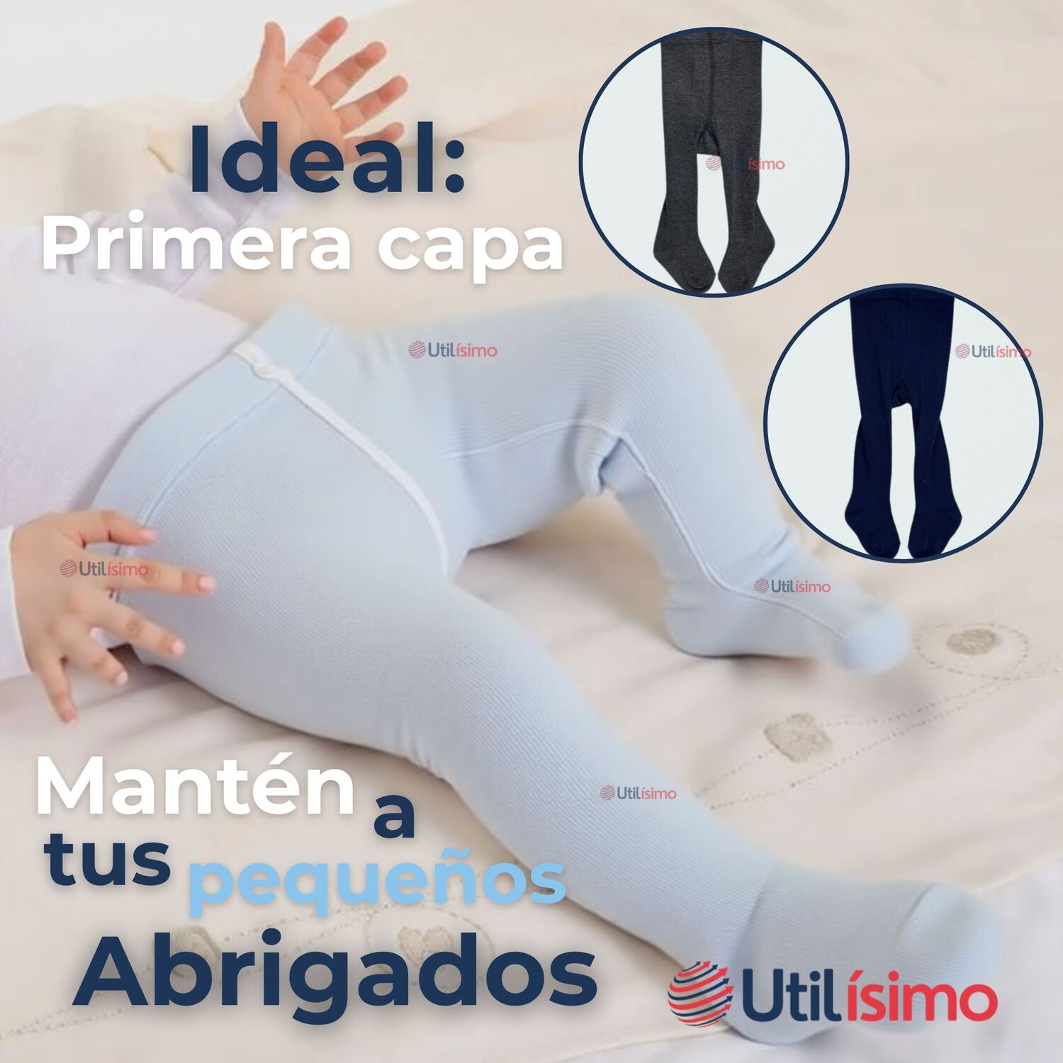 Pack 3 Pantys Primera Capa Unicolor Surtidos Ballerina Beb&eacute; image number 3.0