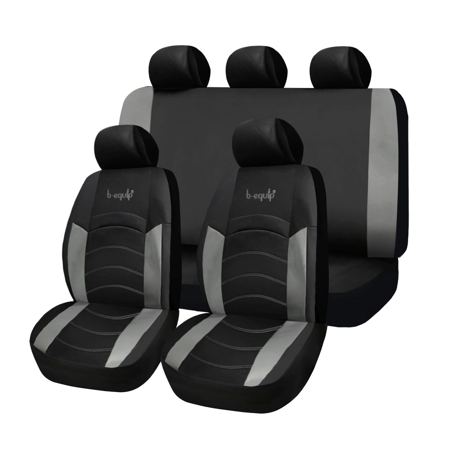 Fundas Cubreasiento B-equip Universal Negro Adv-1432 image number 0.0