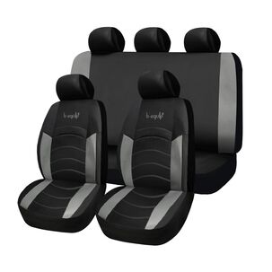 Fundas Cubreasiento B-equip Universal Negro Adv-1432