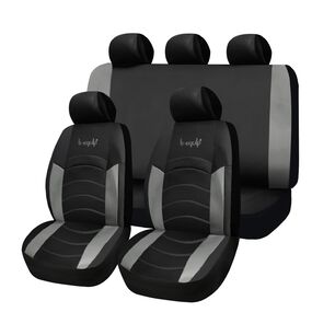 Fundas Cubreasiento B-equip Universal Negro Adv-1432