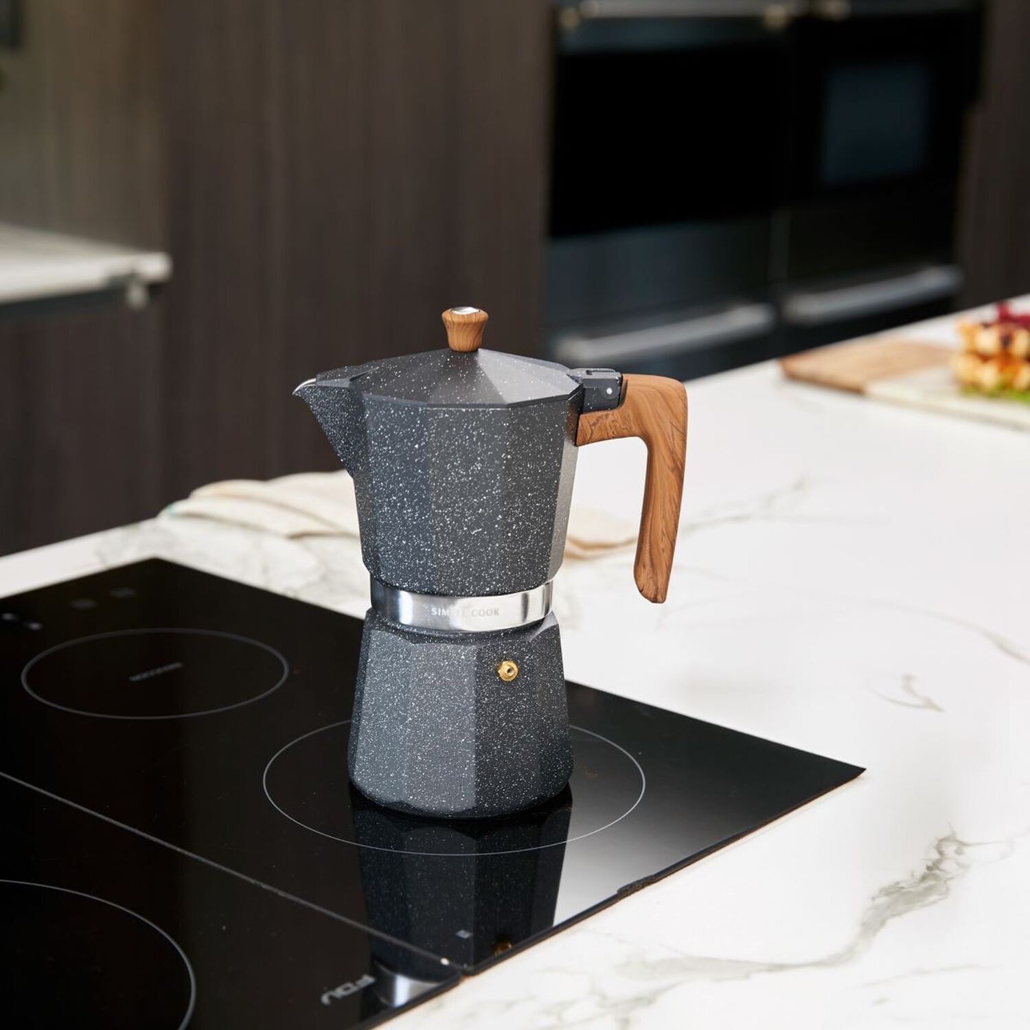 Cafetera Italiana Simple Cook Volterra 6 Tazas image number 9.0