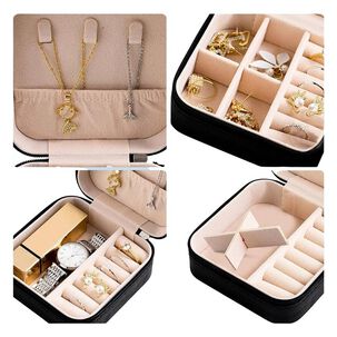 Joyero Port&aacute;til Estuche Organizador De Viaje