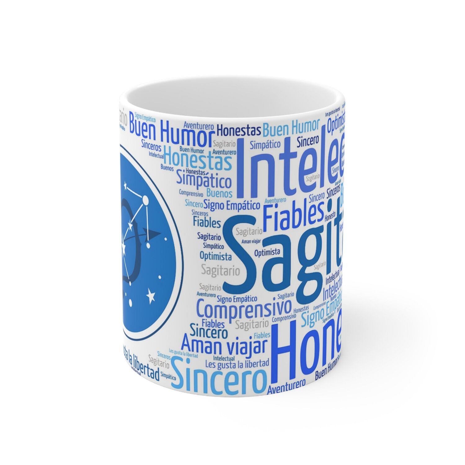 Taza Signo Zodiacal Sagitario - Cer&aacute;mica Hor&oacute;scopo Astrolog&iacute;a Regalo image number 1.0