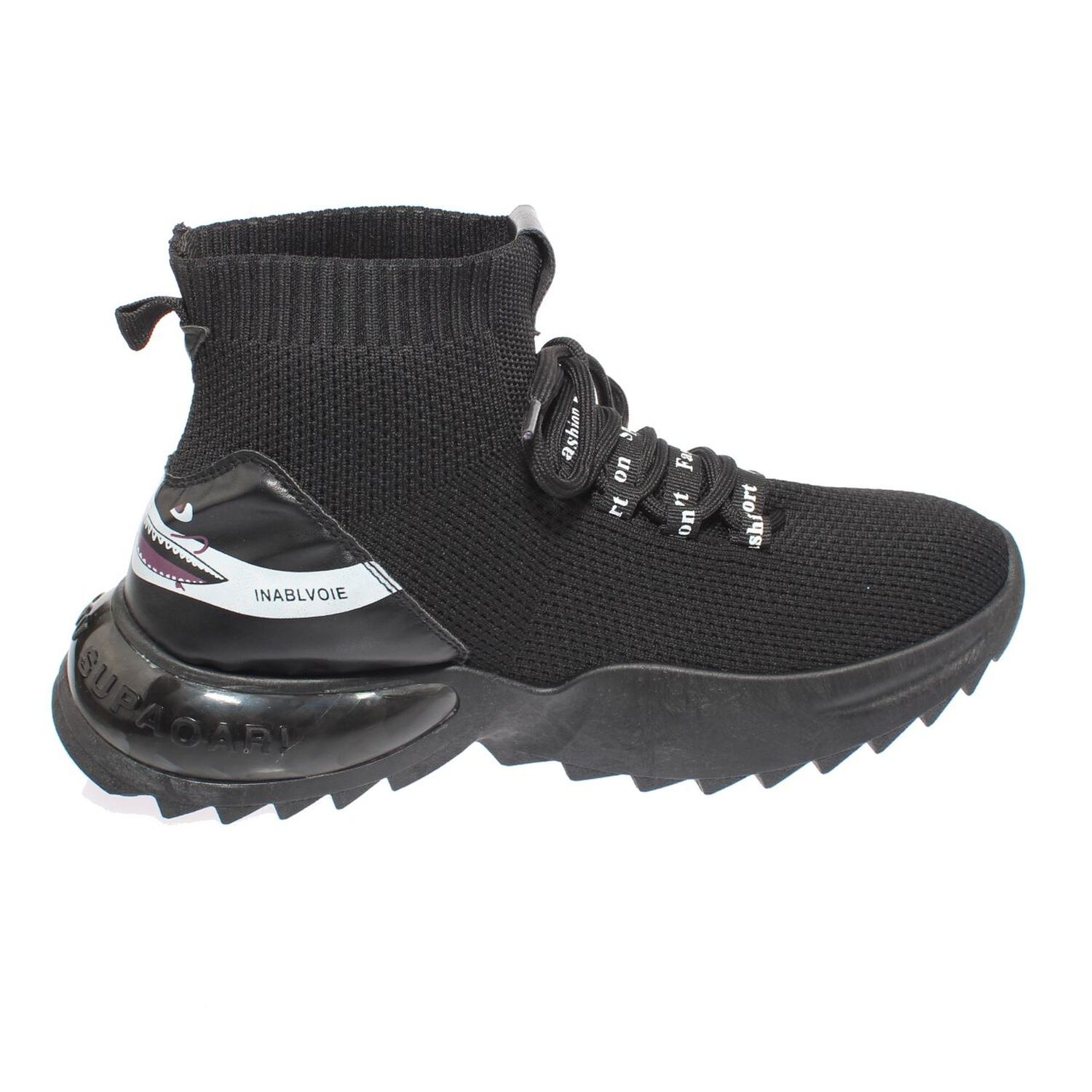 Zapatilla Ca&ntilde;a Negro V&iacute;a Franca Art. 8a173black image number 2.0