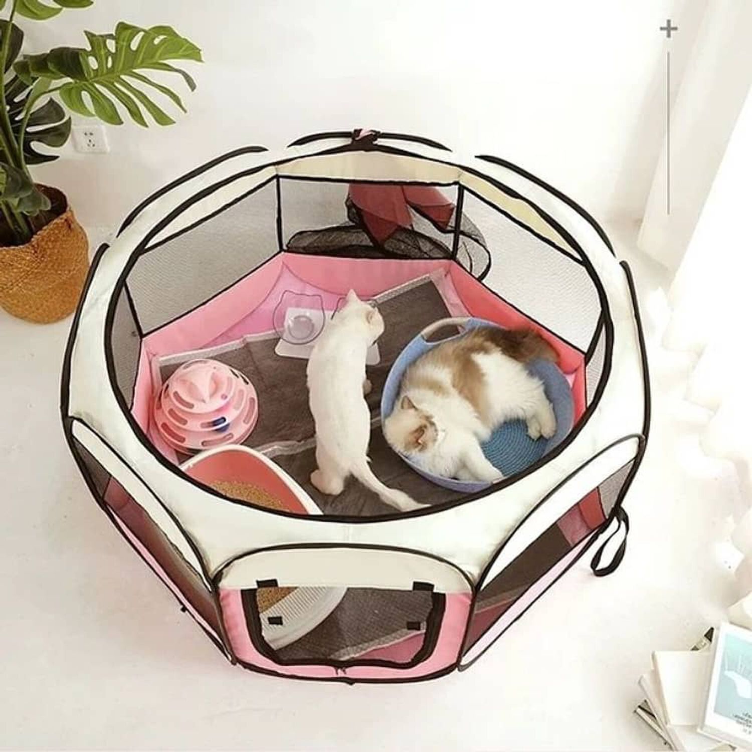 Corral Nido Plegable Para Mascotas Casa Impermeable Xl image number 2.0