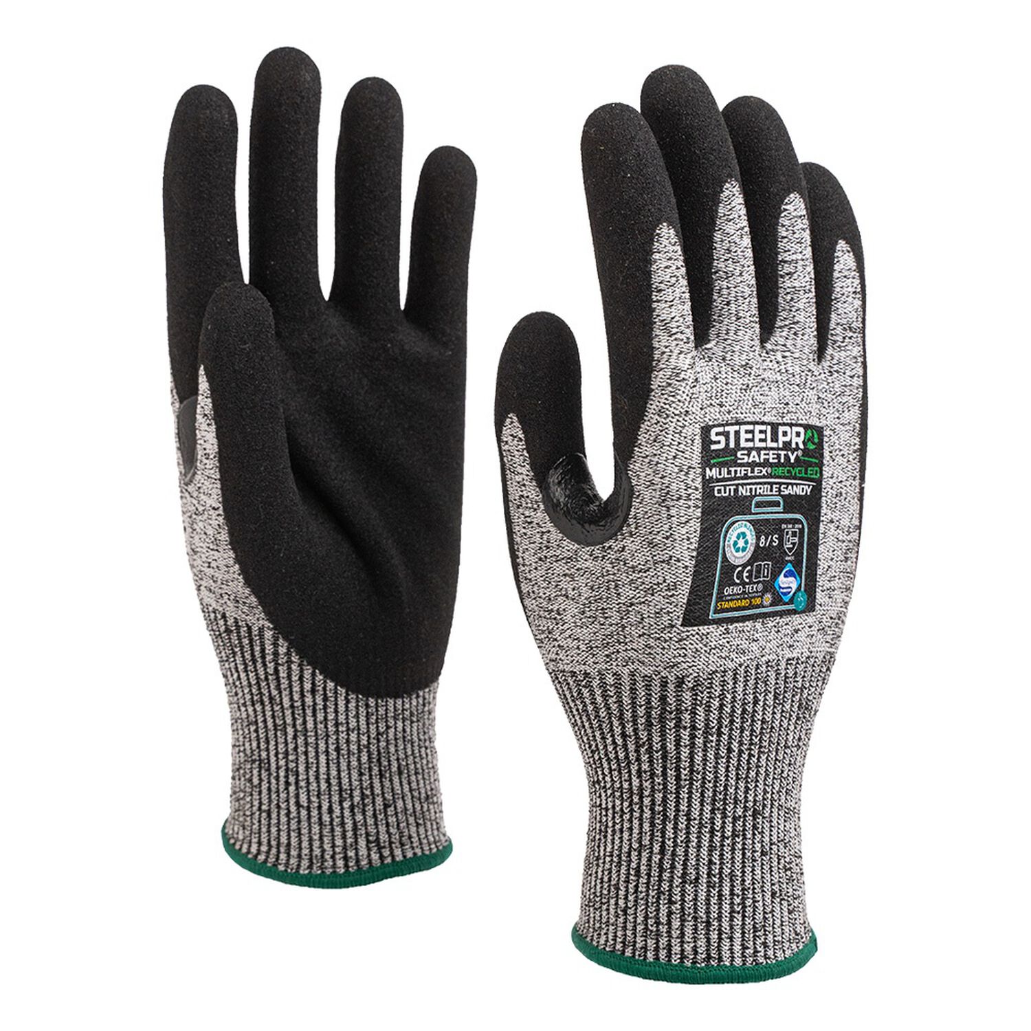 Guante Multiflex Recycled Cut Nitrile Sandy image number 1.0