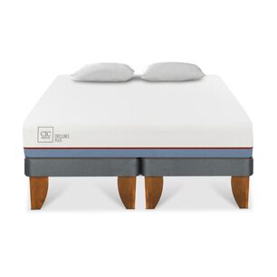 Cama Europea Cic Excellence Plus / 2 Plazas / Base Dividida + Almohadas