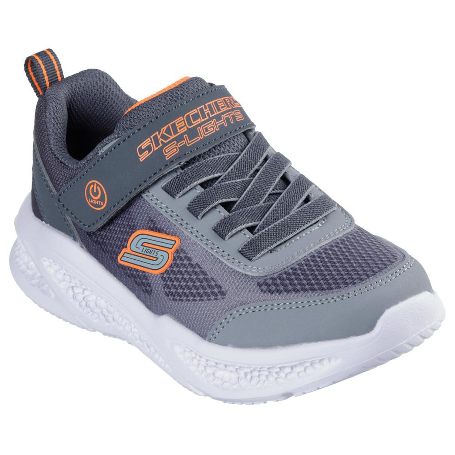 Zapatilla Infantil Ni&ntilde;o Skechers Meteor-lights-krendo Gris image number 0.0