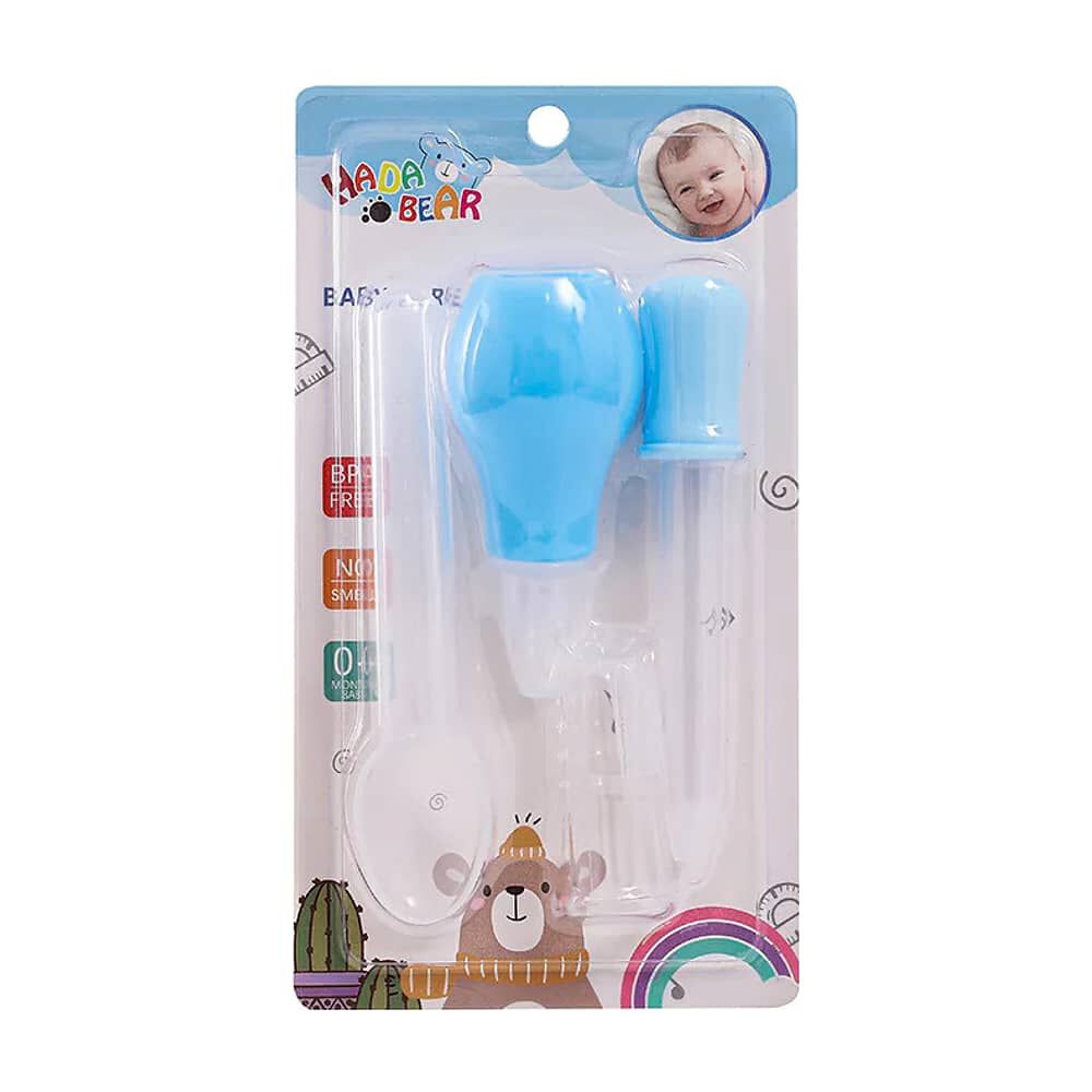 Set Cuidados Bebe Medicina Gotero Cuchara Aspirador Cepillo image number 1.0