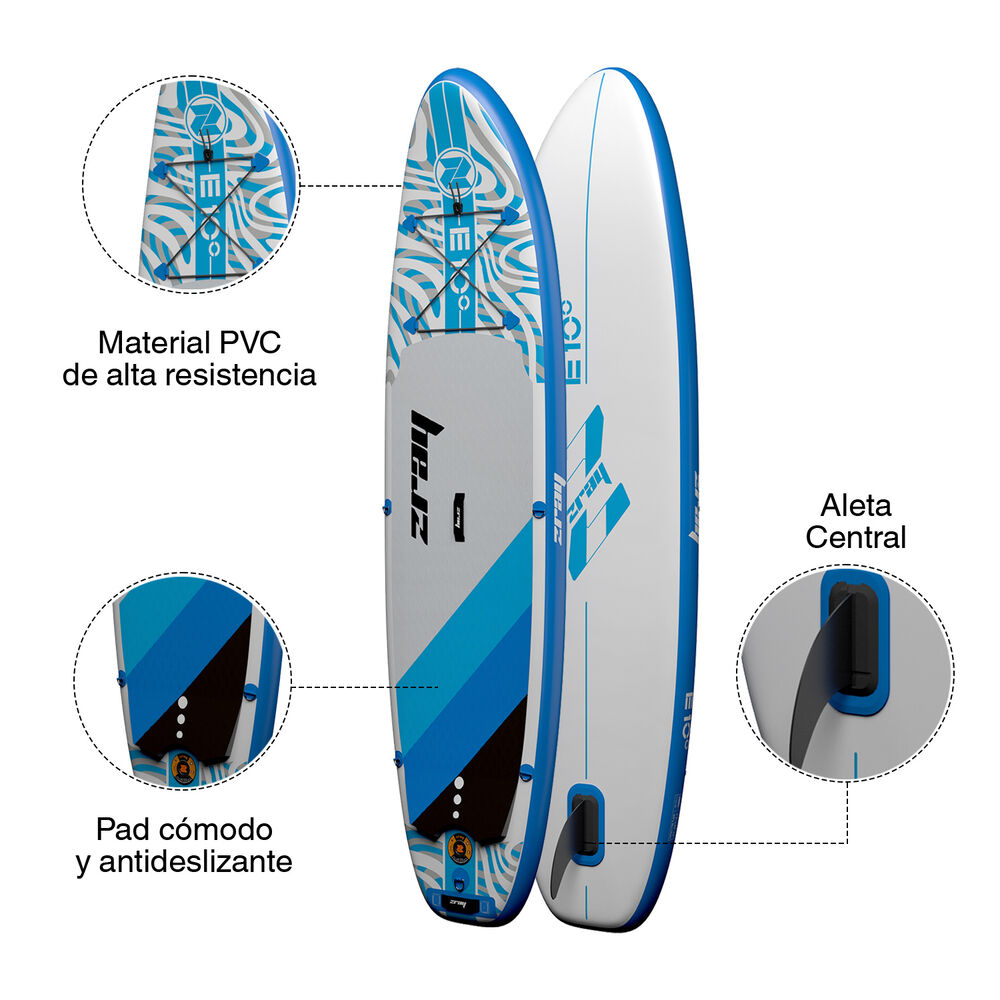 Set Stand Up Paddle 13x76x297 Cm Amarillo image number 3.0