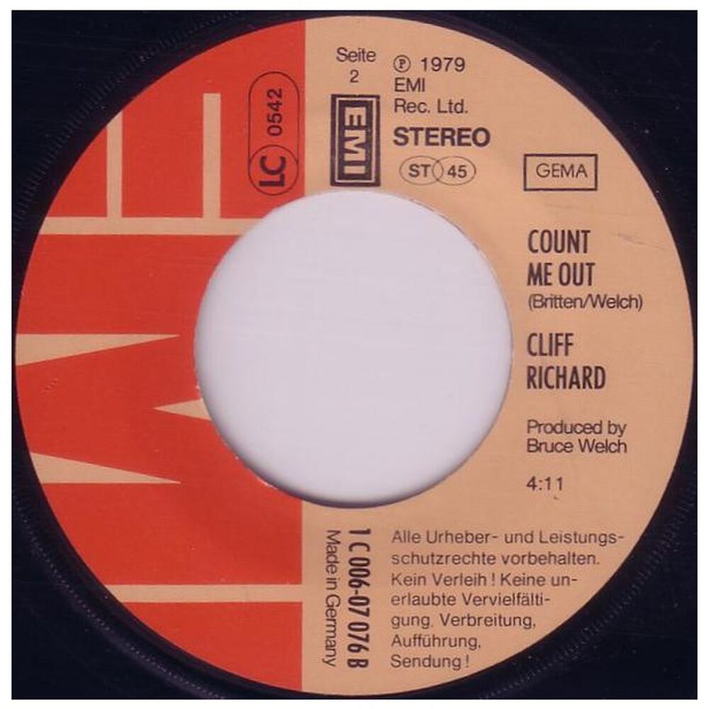 Cliff Richard - We Don't Talk Anymore | 7" Single Usado image number 3.0
