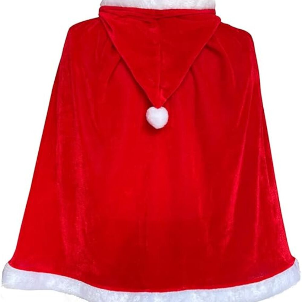 Disfraz Abrigo Navideño Infantil Santa Navidad image number 3.0