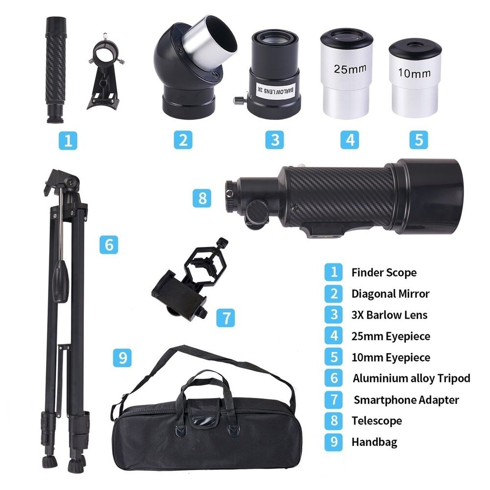 Telescopio Astronómico Profesional 40070m Fibra Carbón image number 2.0