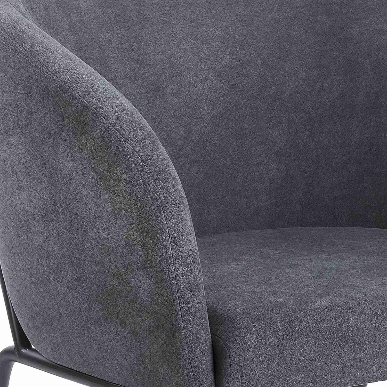 Sill&oacute;n Arko De Terciopelo - Gris image number 10.0