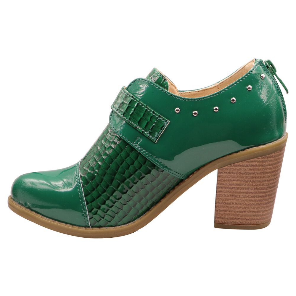 Botin Correa Hebilla Verde image number 2.0